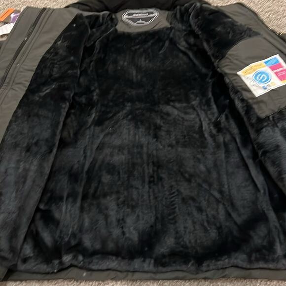 NWT NEW Moerdeng Men's Windbreaker Jacket Black Large‎ Long Sleeve Waterproof - Picture 9 of 15